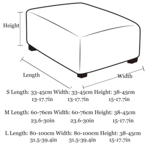 ottoman cover stretch footstool 5