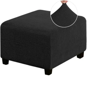 ottoman cover stretch footstool 7