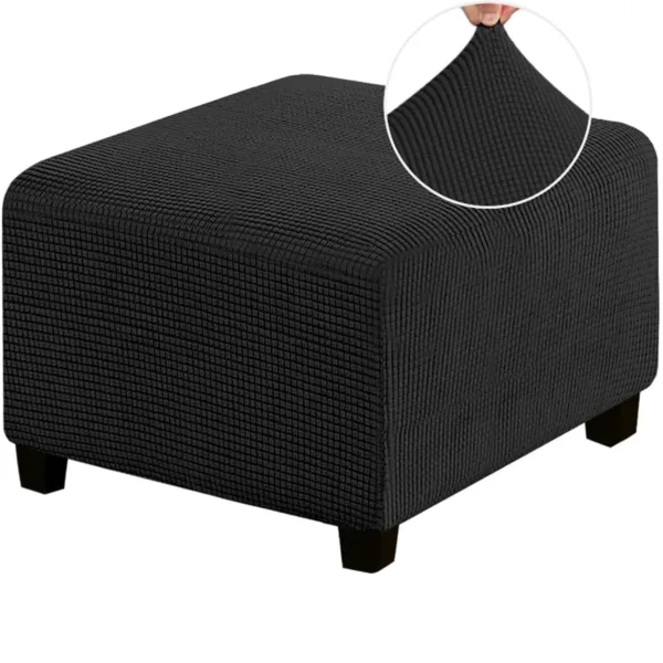 ottoman cover stretch footstool 7