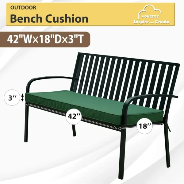 outdoor bench cushion olefin 3