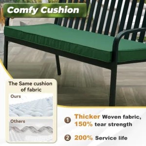outdoor bench cushion olefin 6