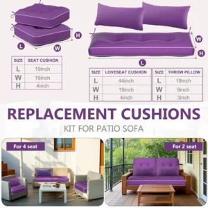 outdoor bench cushions 3