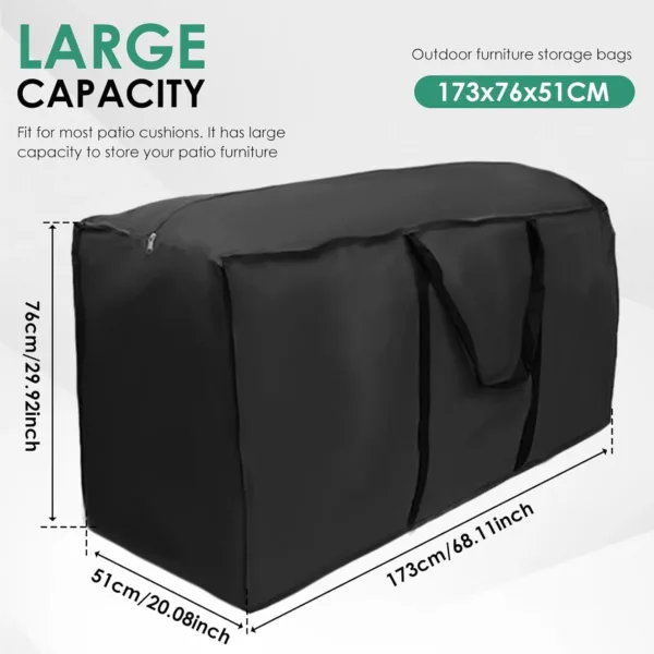 outdoor cushion storage bag 2