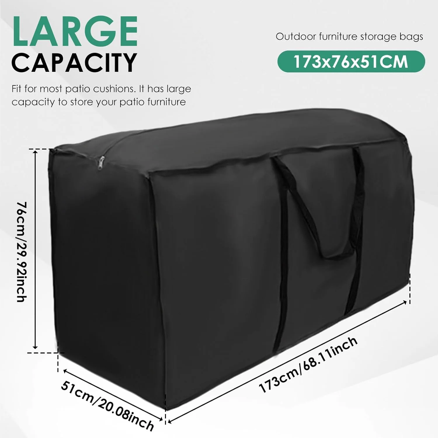 outdoor cushion storage bag 2