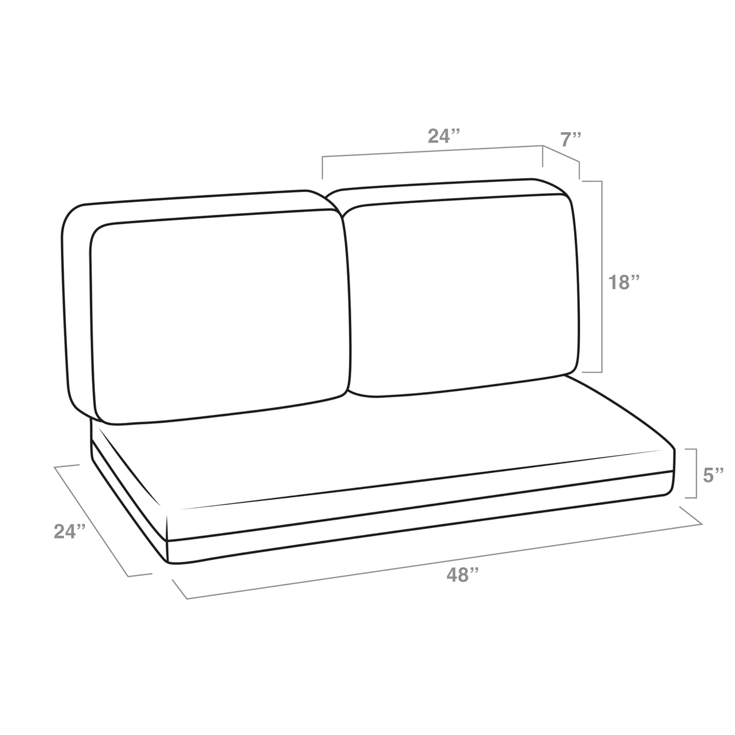 outdoor loveseat cushion 6