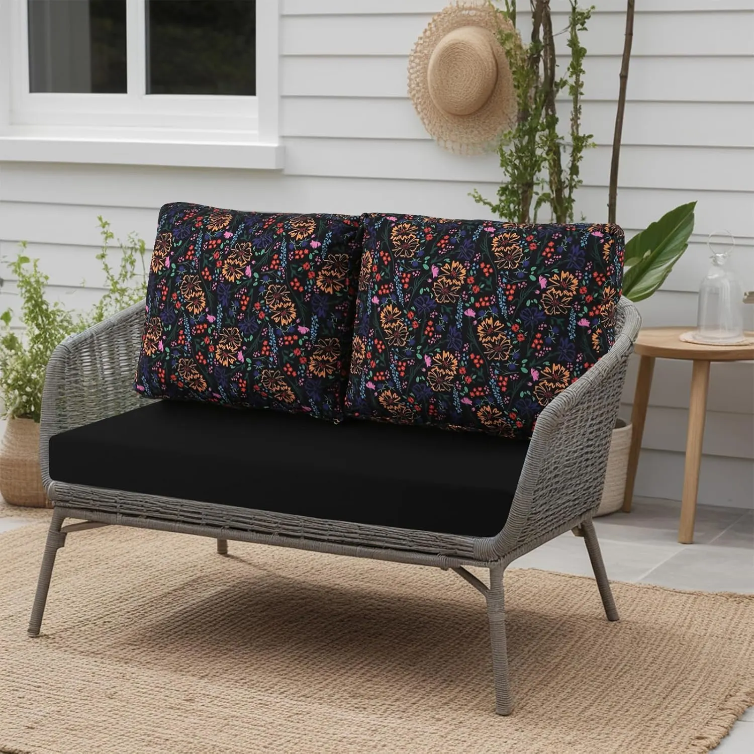 outdoor loveseat cushions 2