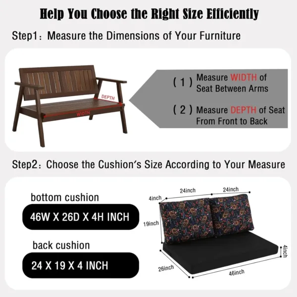 outdoor loveseat cushions patio 7