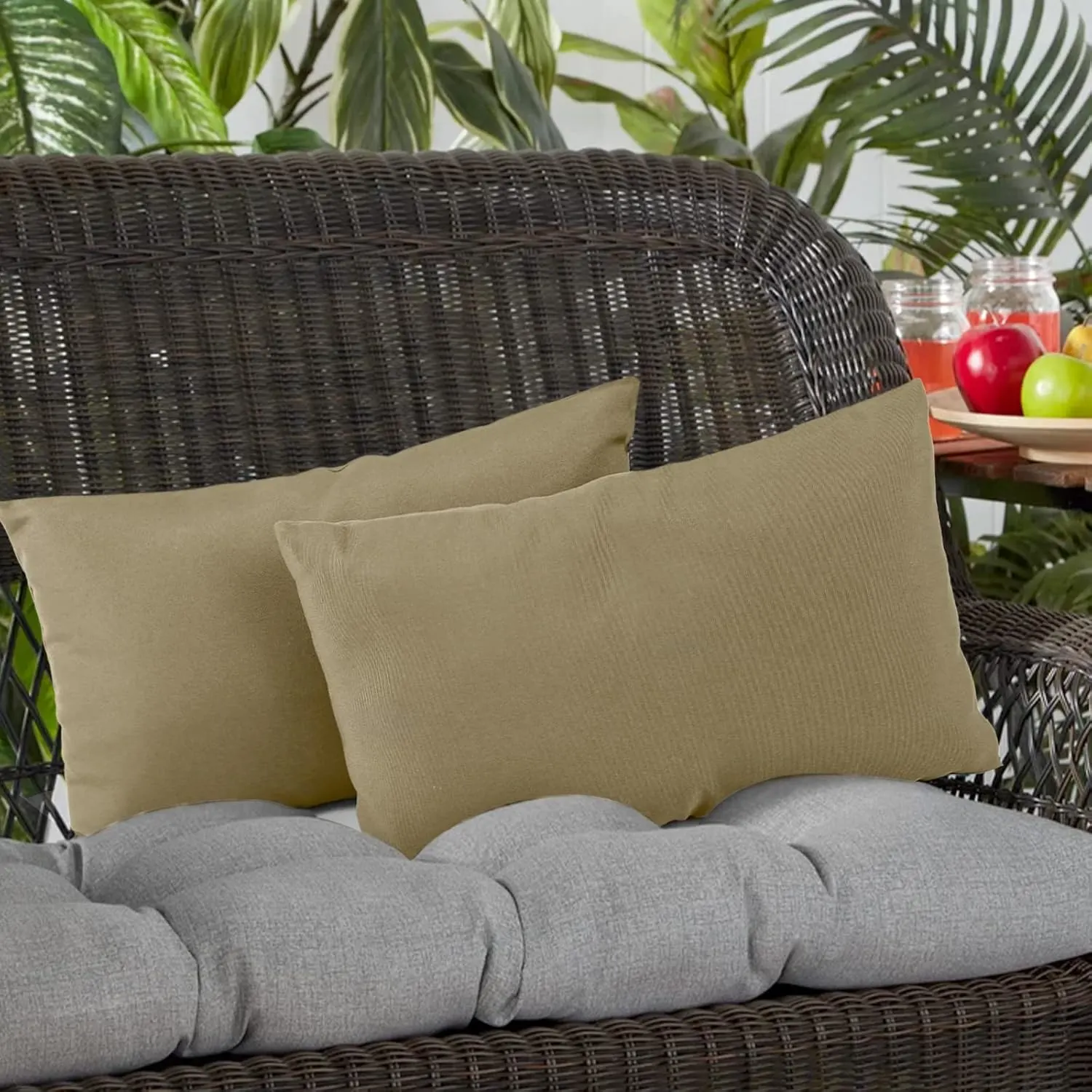 outdoor lumbar pillows pack 7