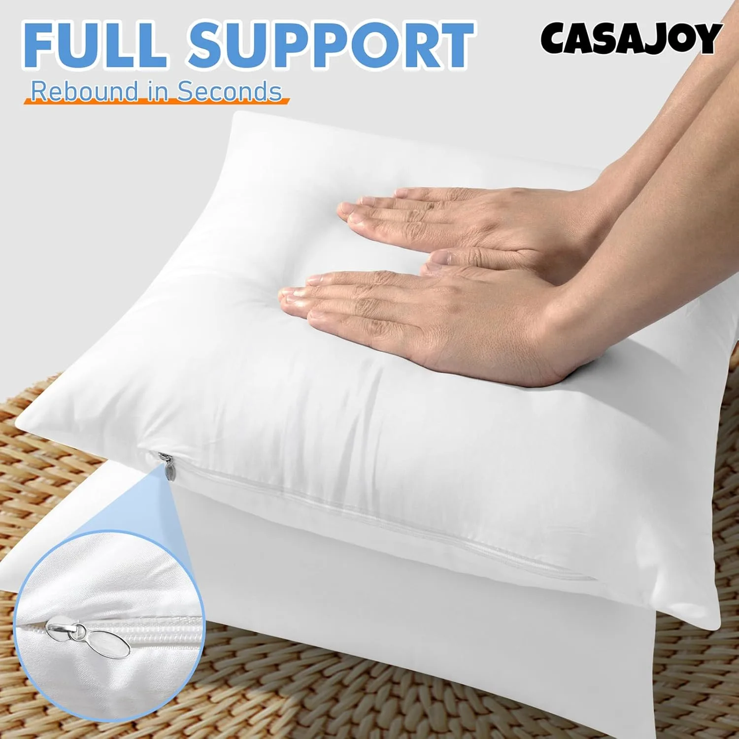 outdoor pillow inserts pack 3