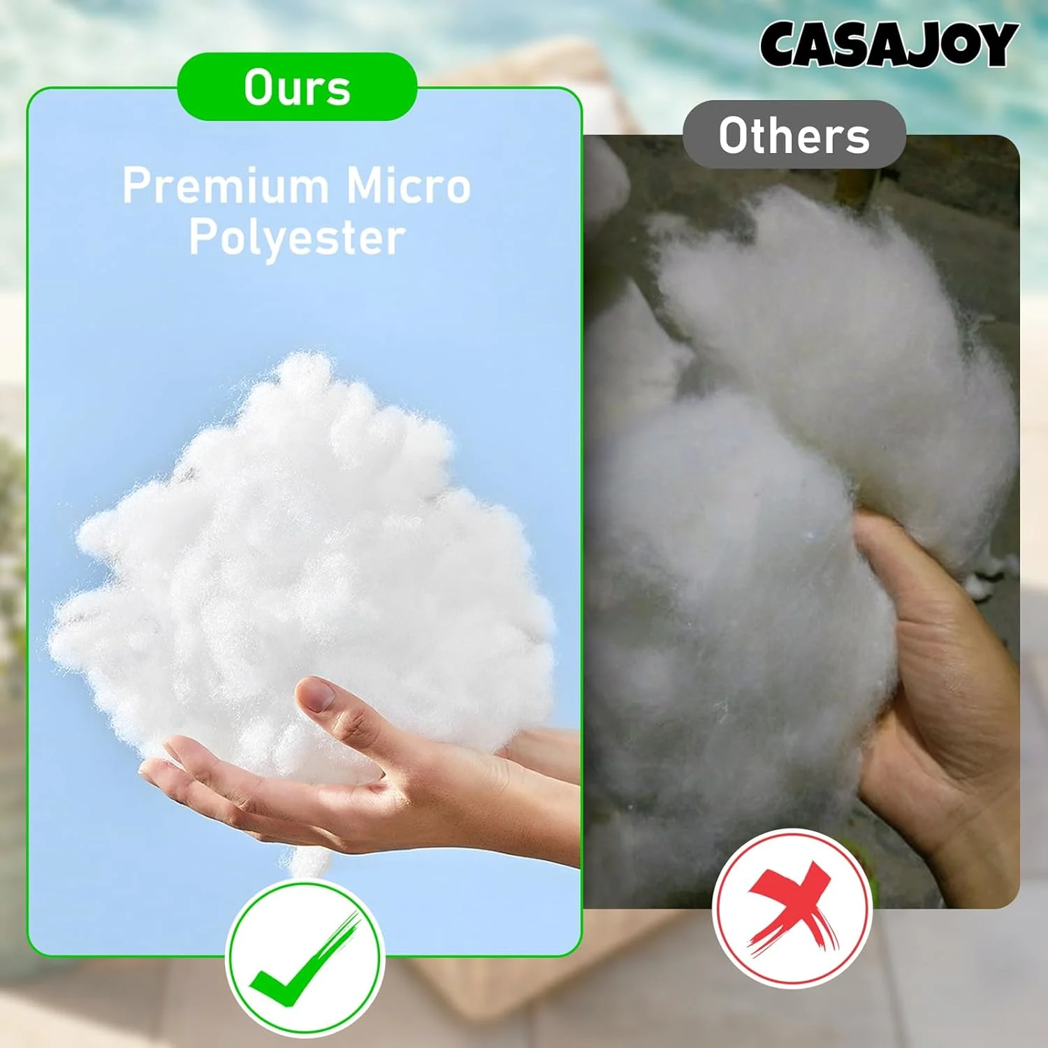 outdoor pillow inserts pack 4