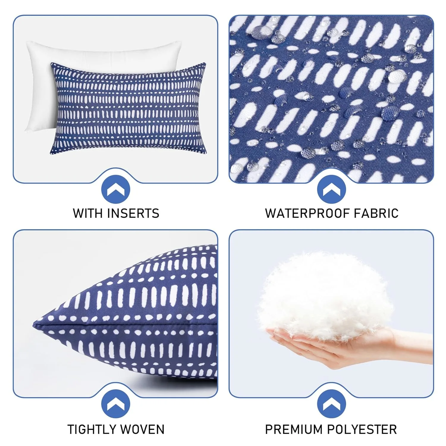 outdoor pillows waterproof lumbar 5