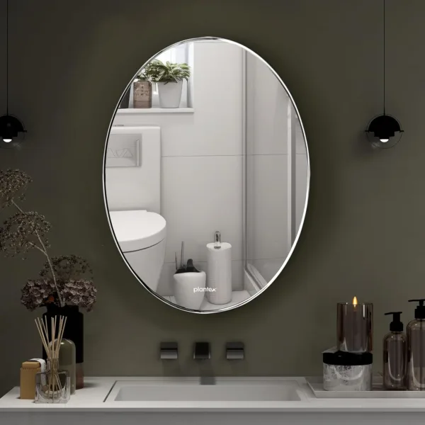 oval bathroom mirror 1