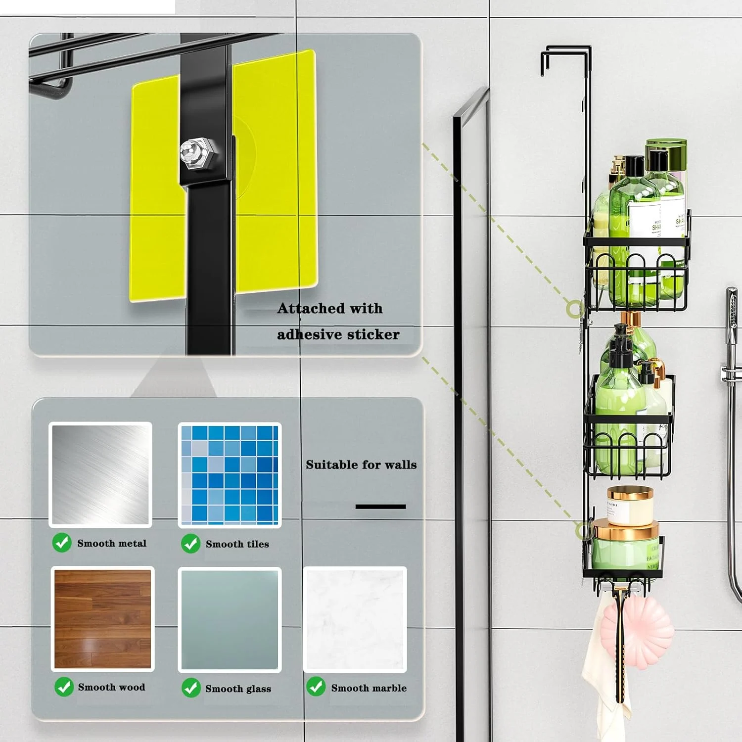over door shower caddy 7