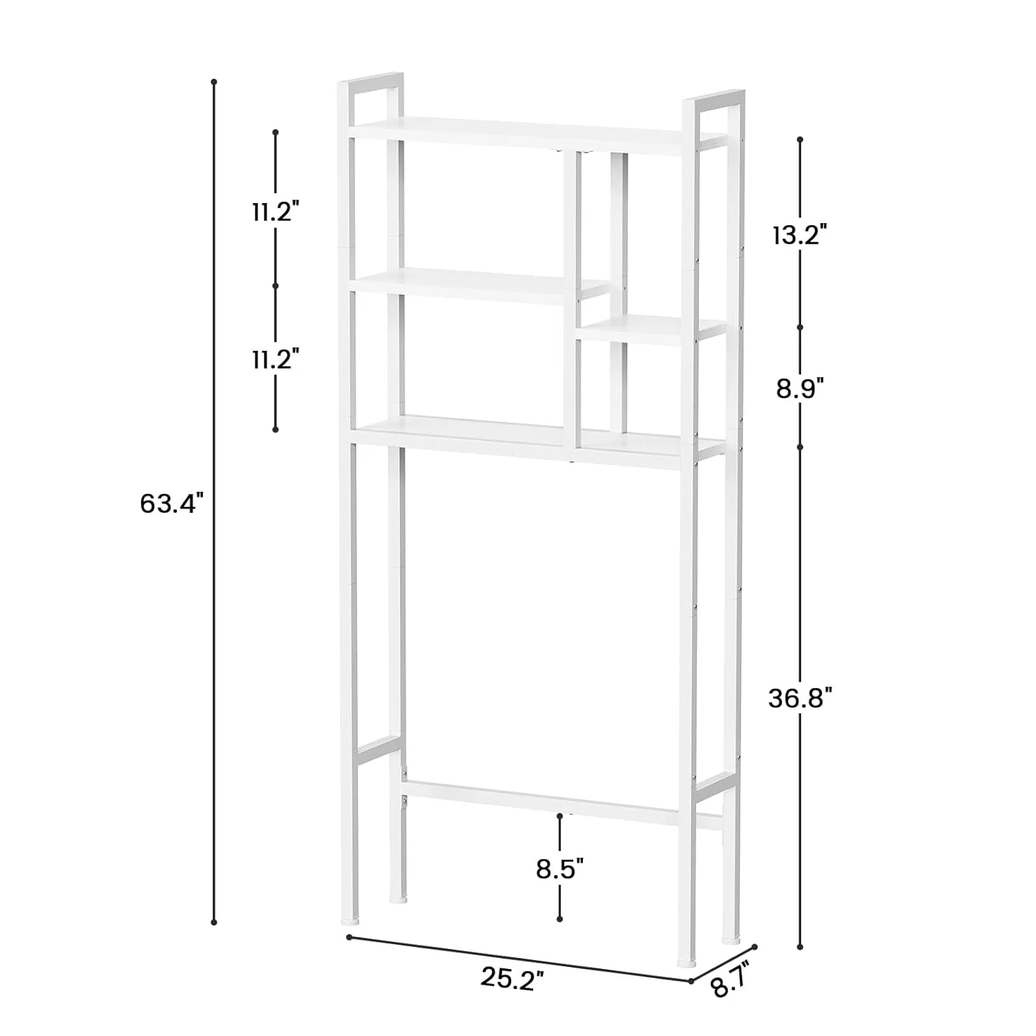 over toilet storage rack 2