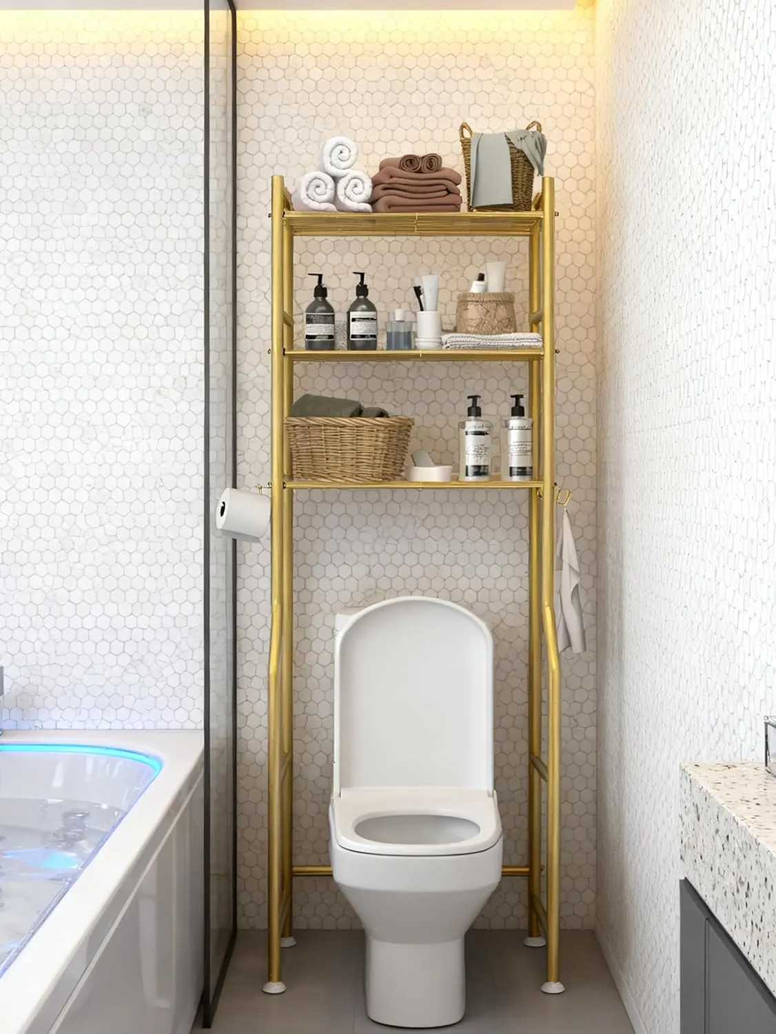 over toilet storage shelf 2