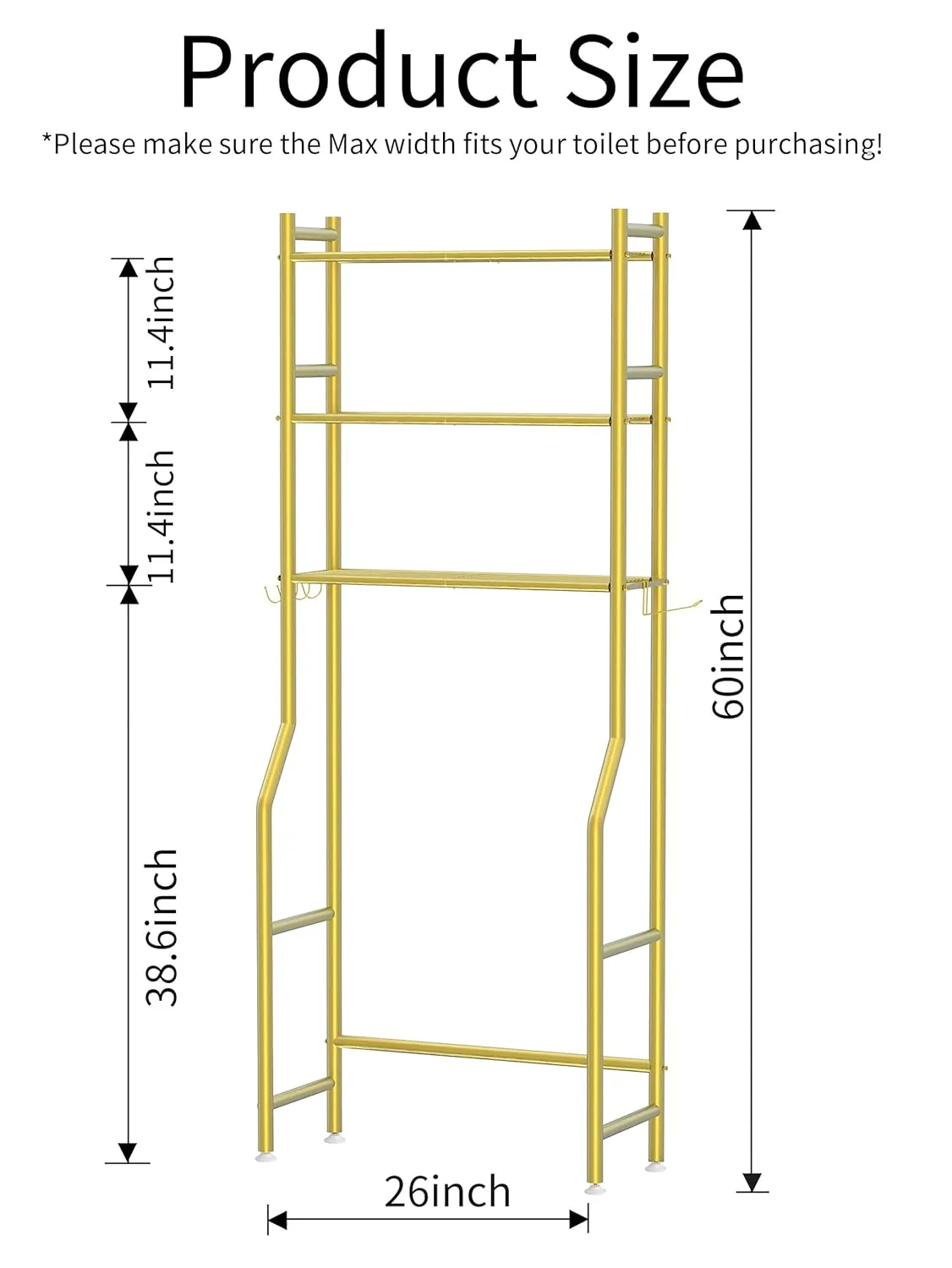 over toilet storage shelf 3