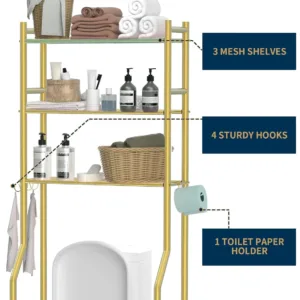 over toilet storage shelf 4