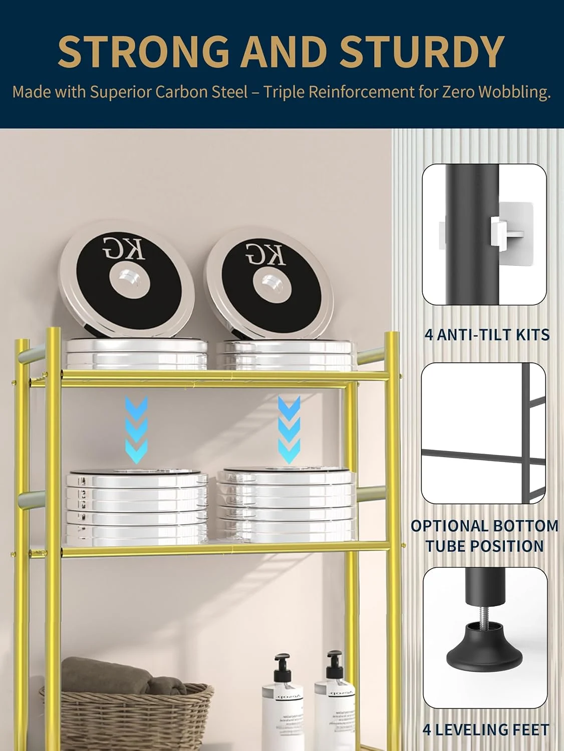 over toilet storage shelf 5