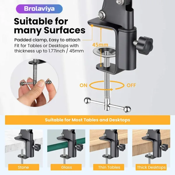 overhead phone holder stand 7