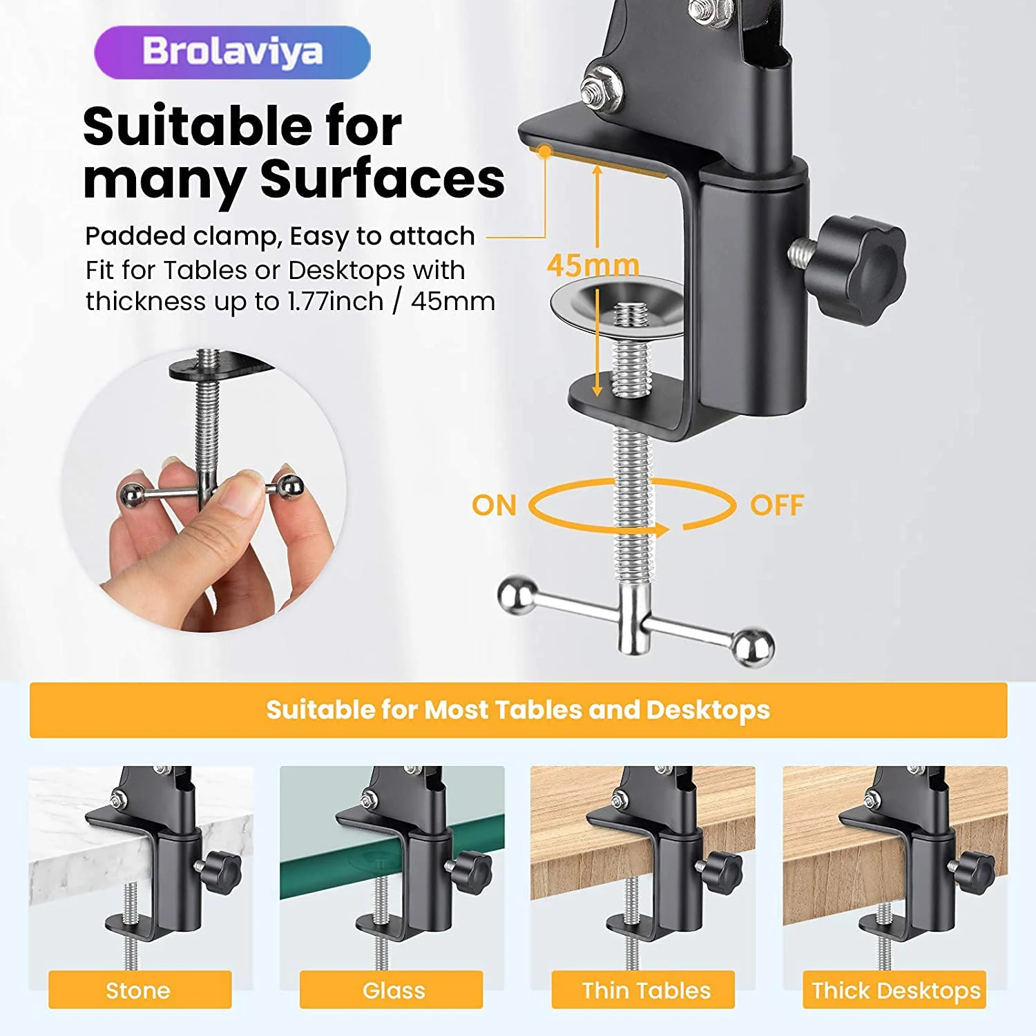 overhead phone holder stand 7