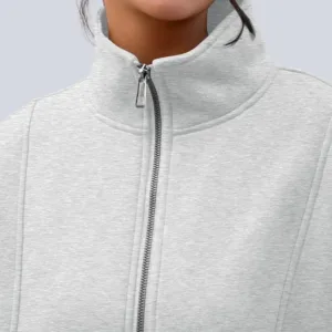 oversized half zip sweatshirt 5