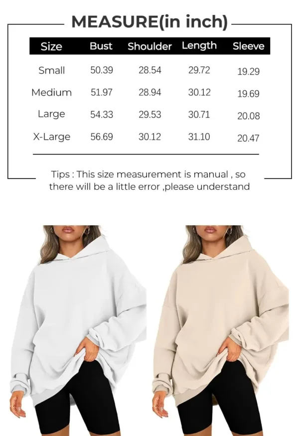 oversized hoodie womens fleece 6