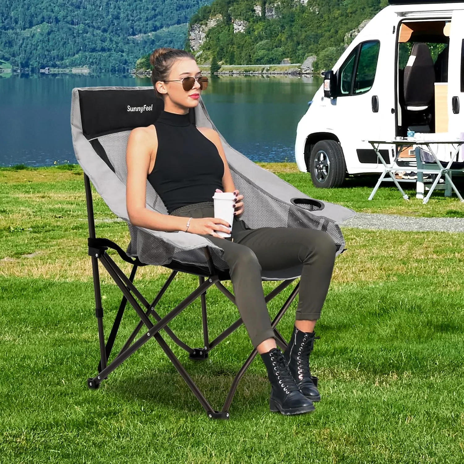 oversized mesh chair 7