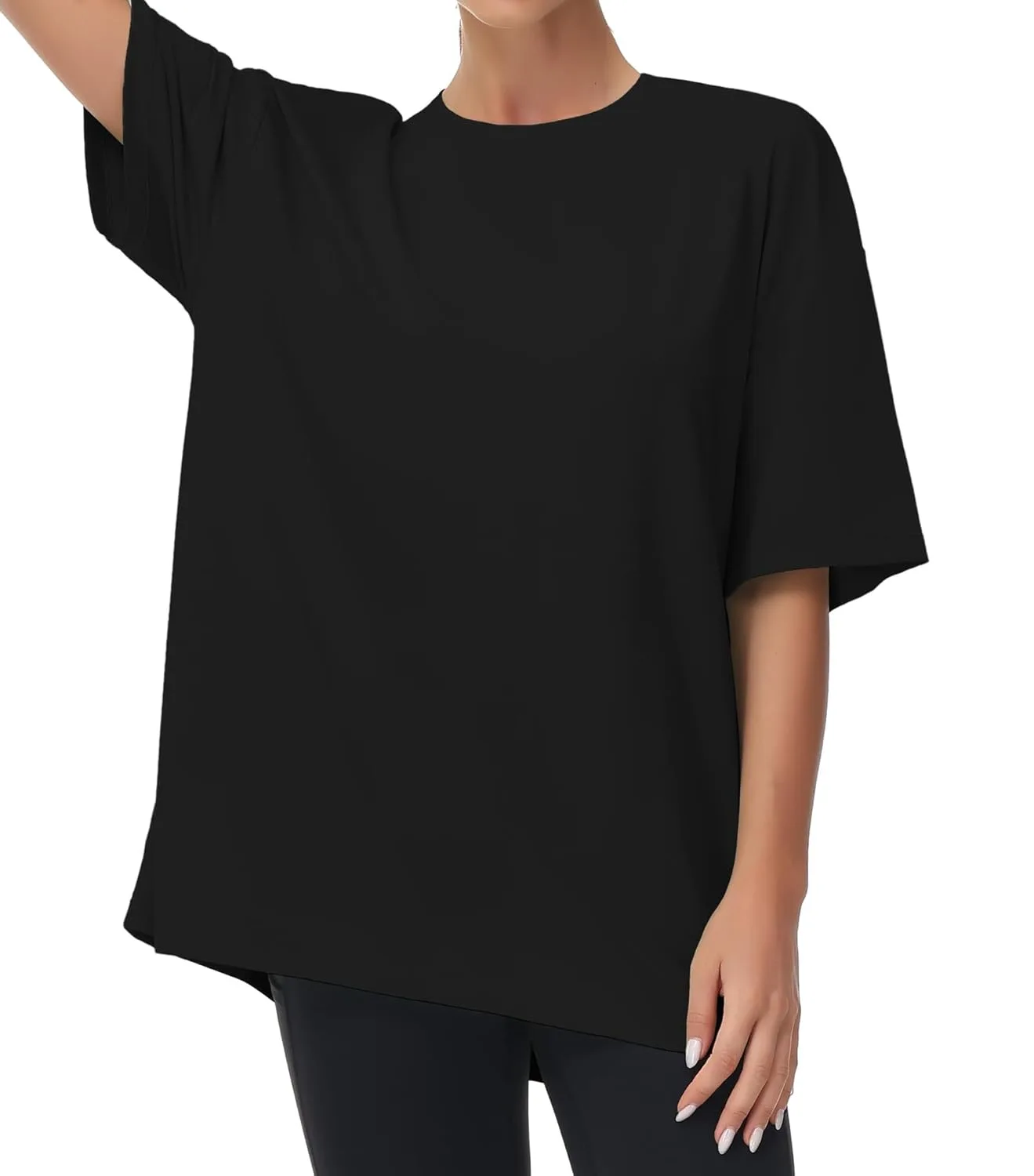 oversized workout tee 1