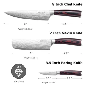 paudin chef knife set 2