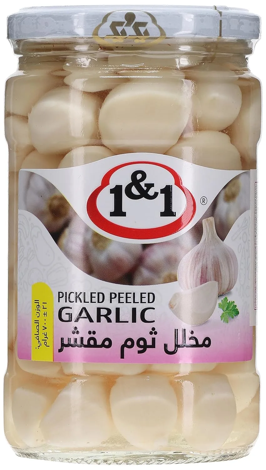 peeled pickled garlic 1