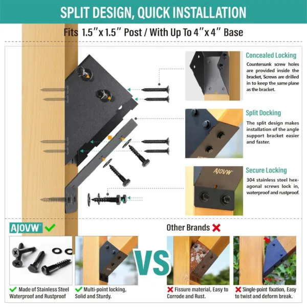 pergola brackets 4x4 3