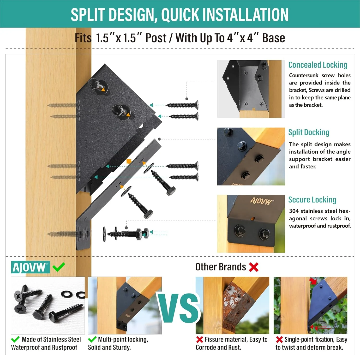 pergola brackets 4x4 3