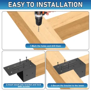 pergola brackets 4x4 diy 7