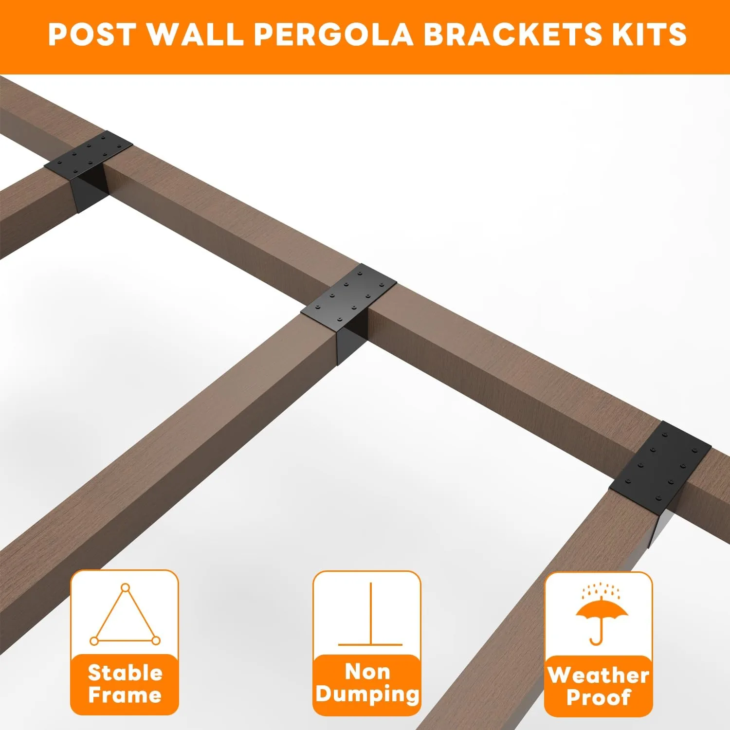 pergola brackets rafter post 4