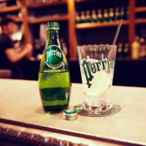 perrier sparkling water glass 6