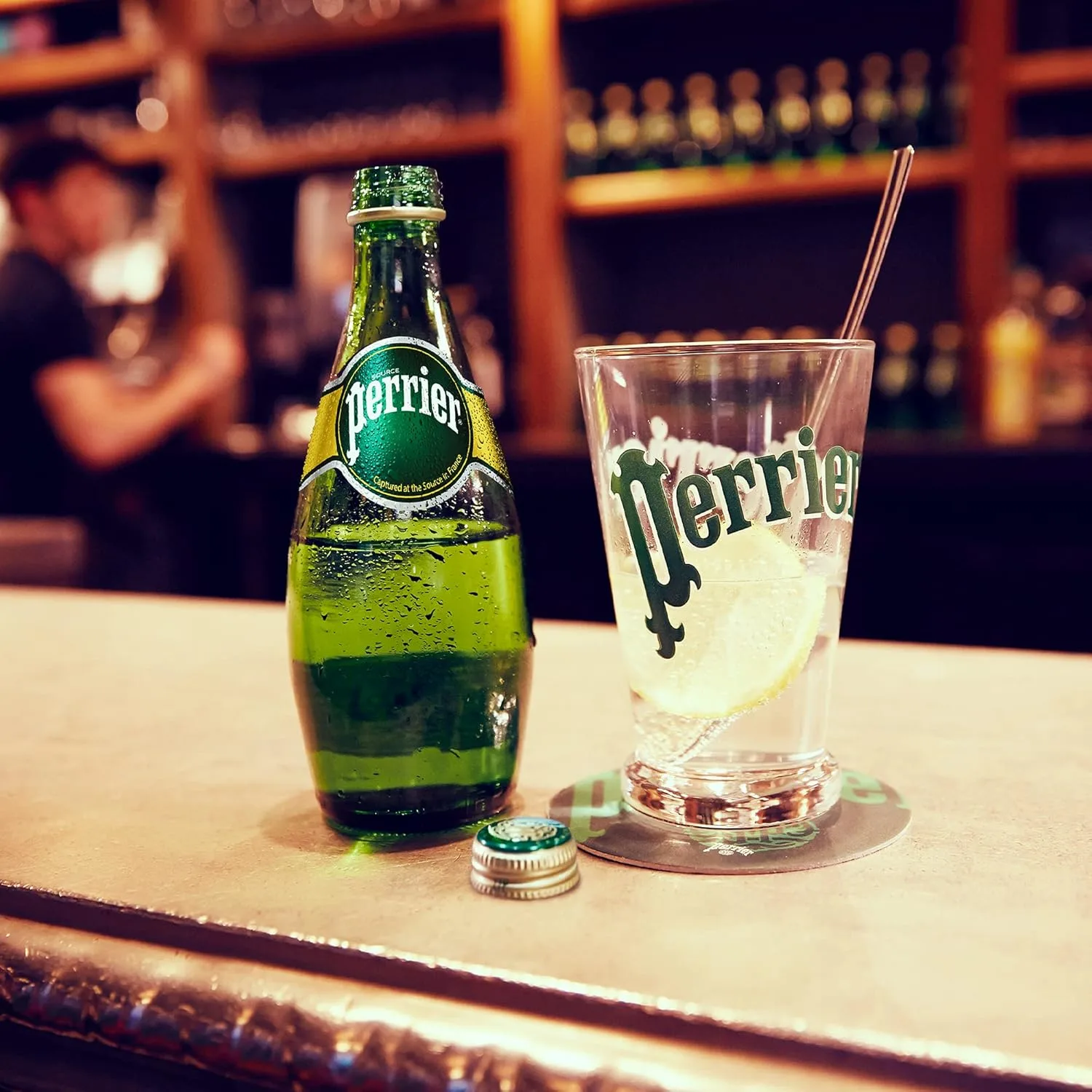 perrier sparkling water glass 6