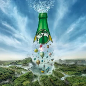 perrier sparkling water glass 7
