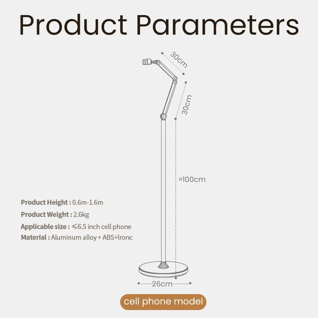 phone holder stand floor 7