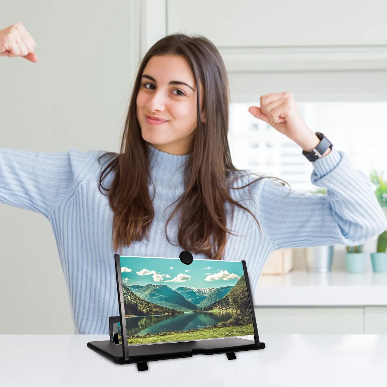 phone screen magnifier stand 6