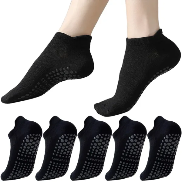 pilates socks women grip 1