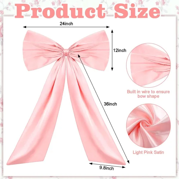 pink bow decorations 5
