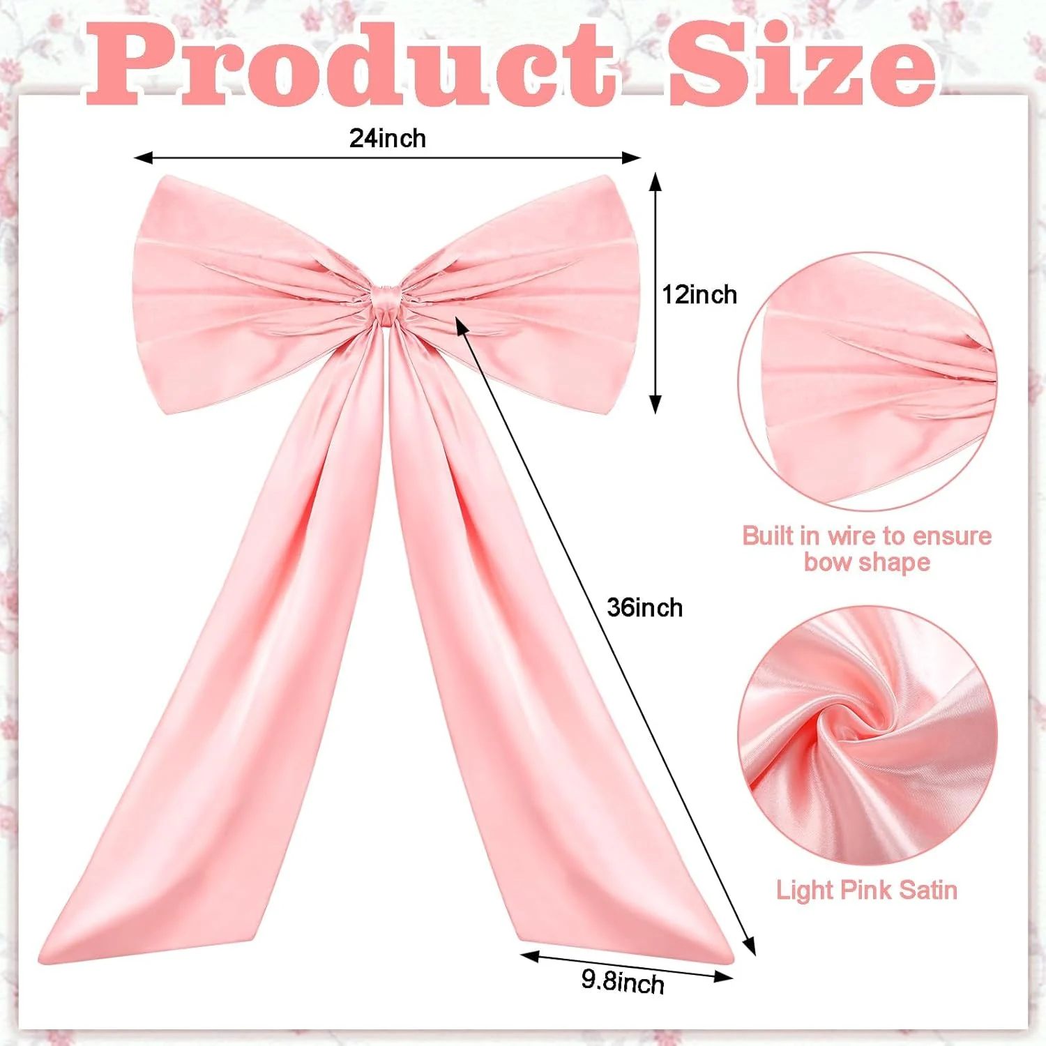 pink bow decorations 5