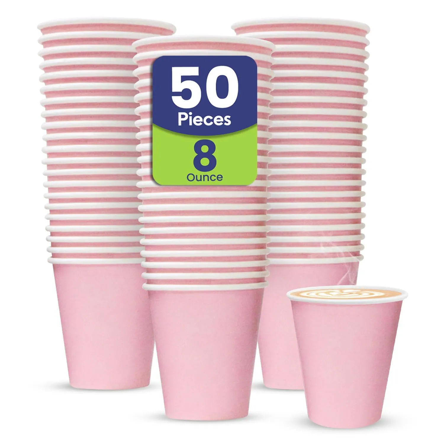 pink disposable coffee cups 1