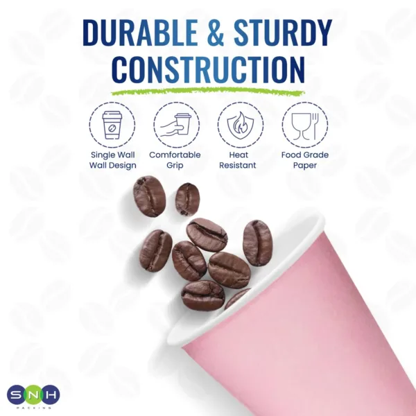 pink disposable coffee cups 3