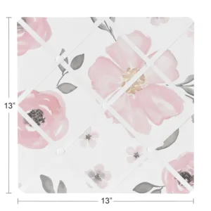 pink floral memo board 3