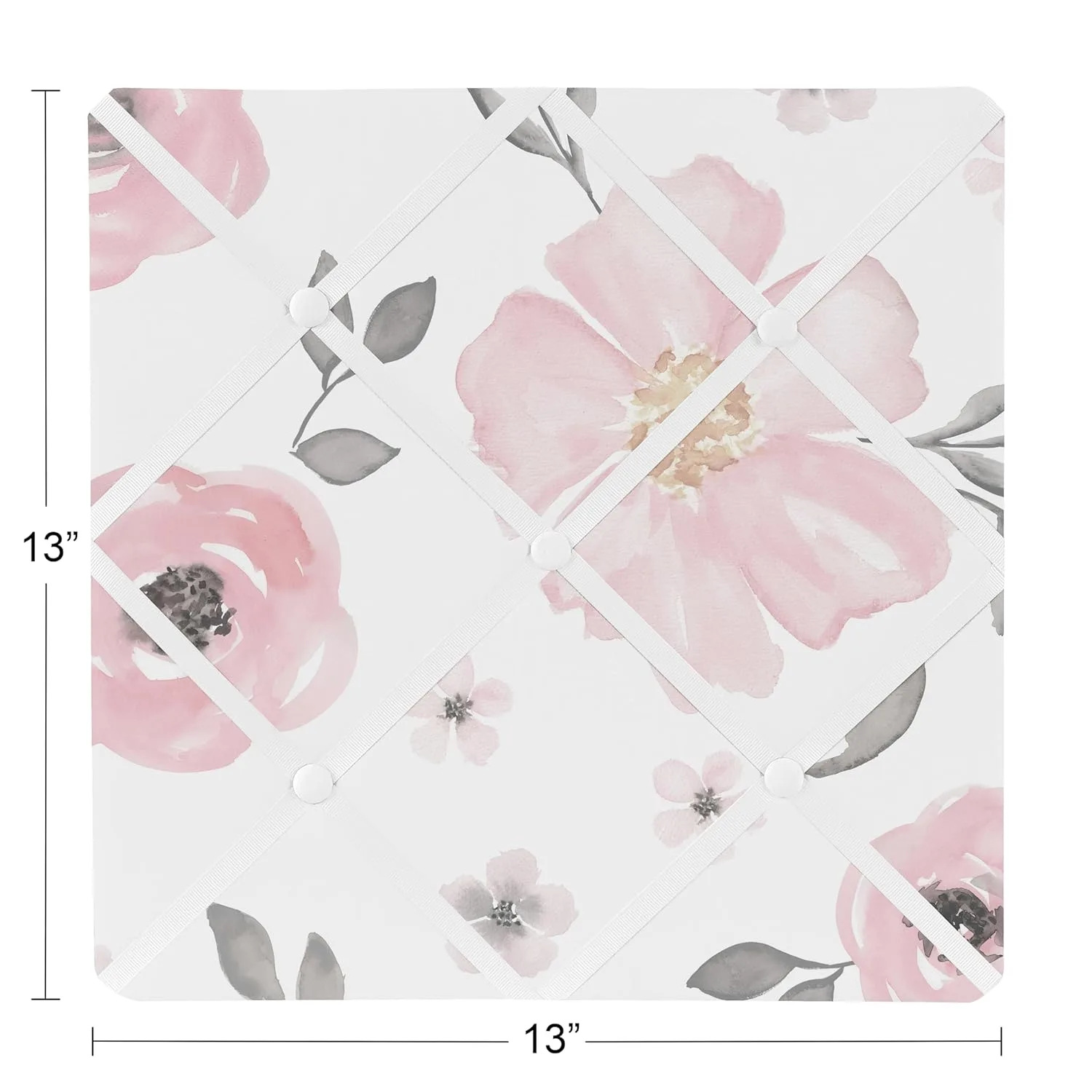 pink floral memo board 3