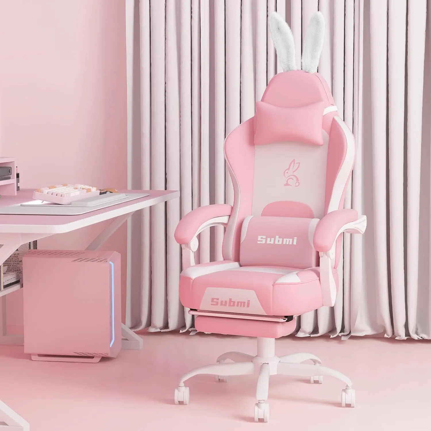 pink gaming chair 2