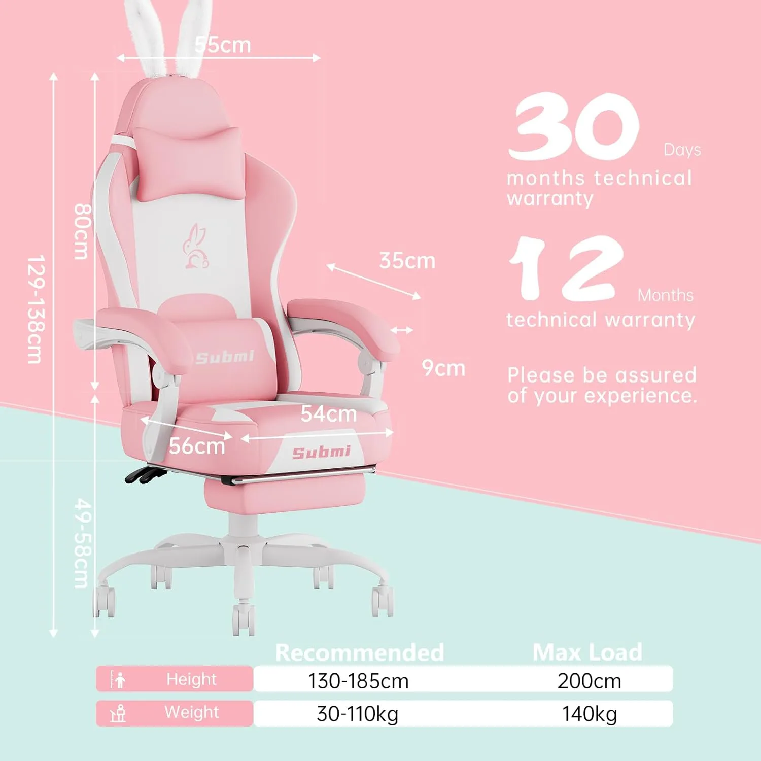 pink gaming chair 3