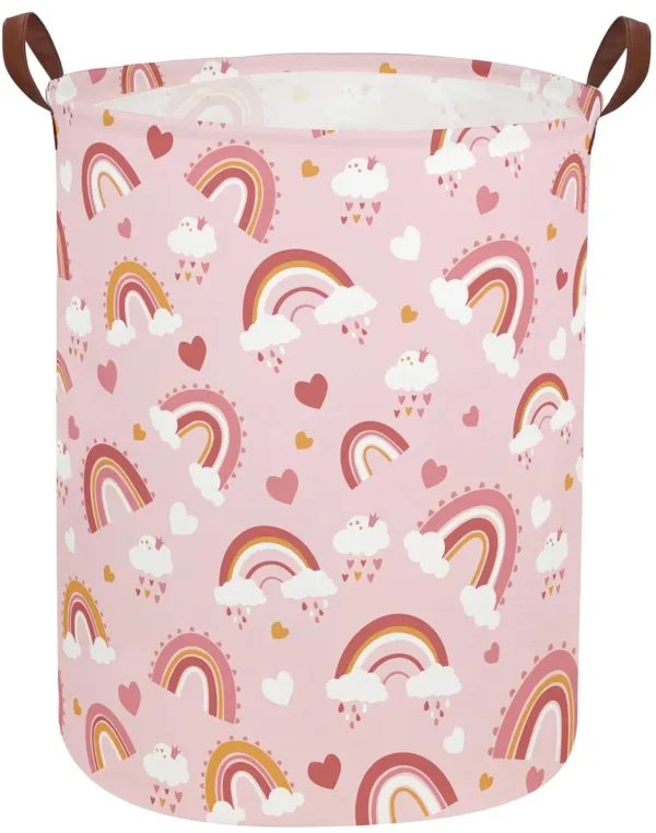 pink laundry basket 1