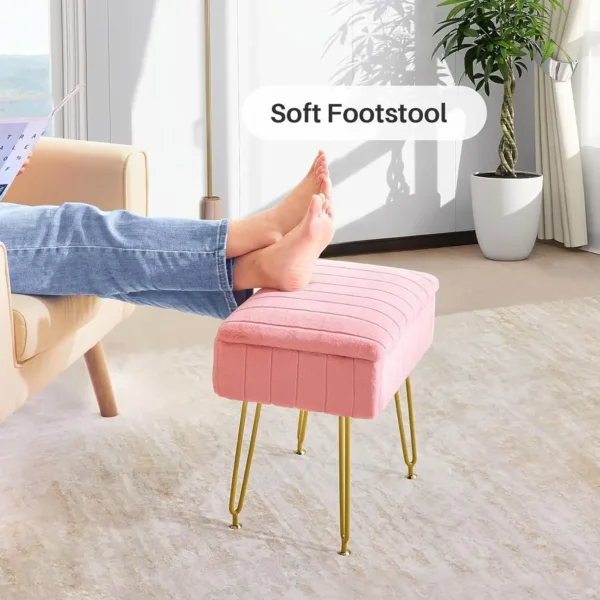pink vanity stool 4